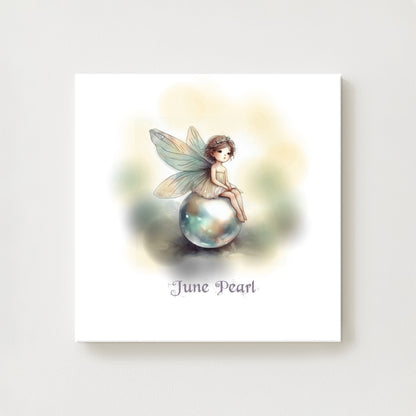 Little Gems June Pearl Canvas