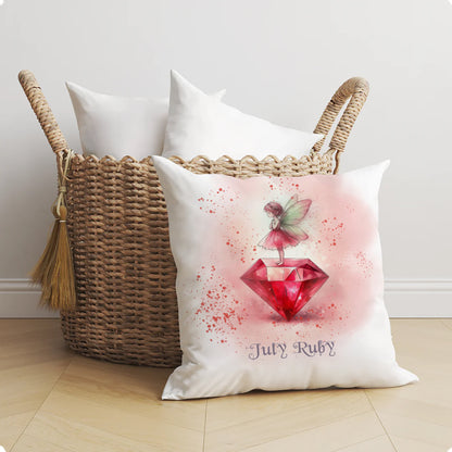 Little Gems July Ruby Cushion