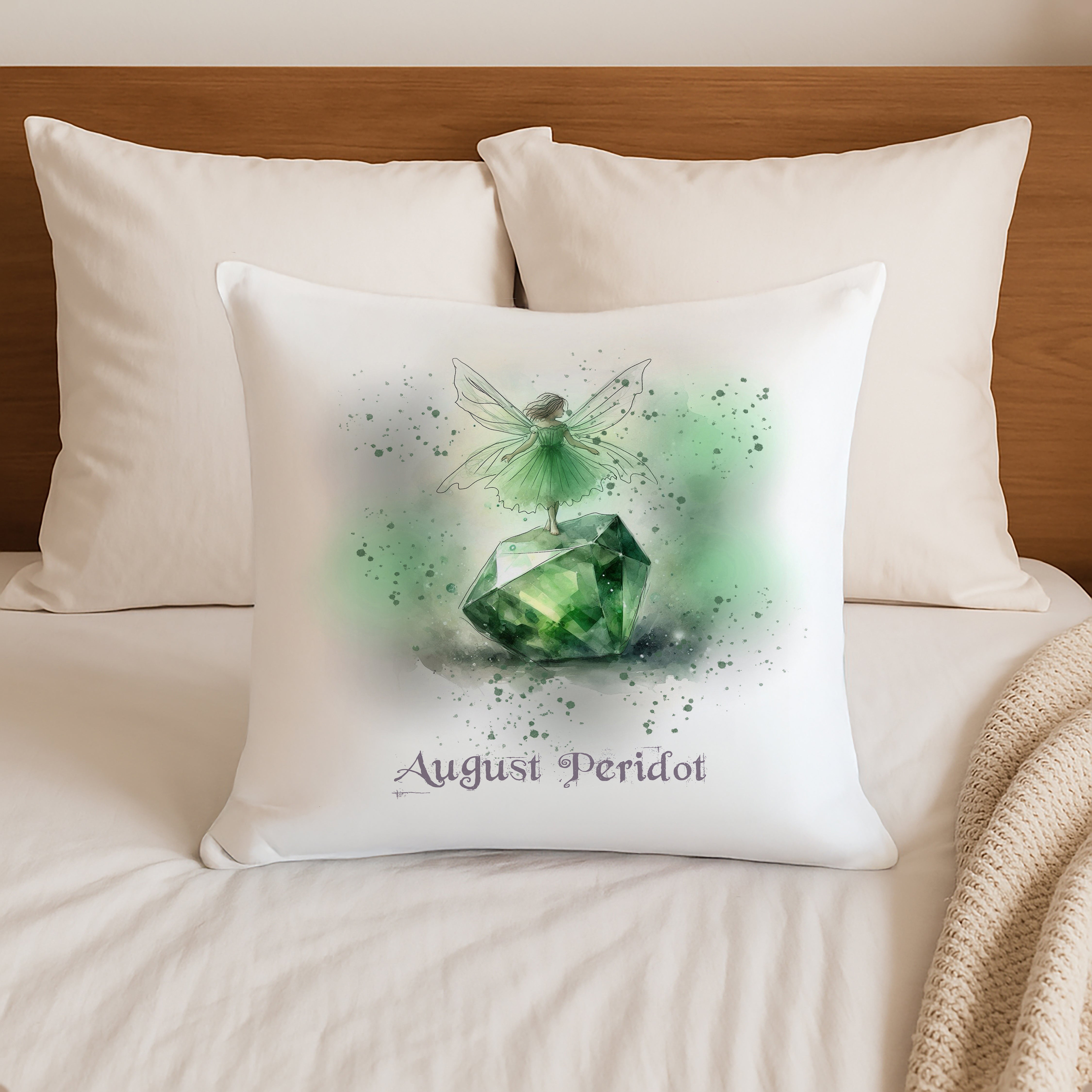 Little Gems August Peridot Cushion