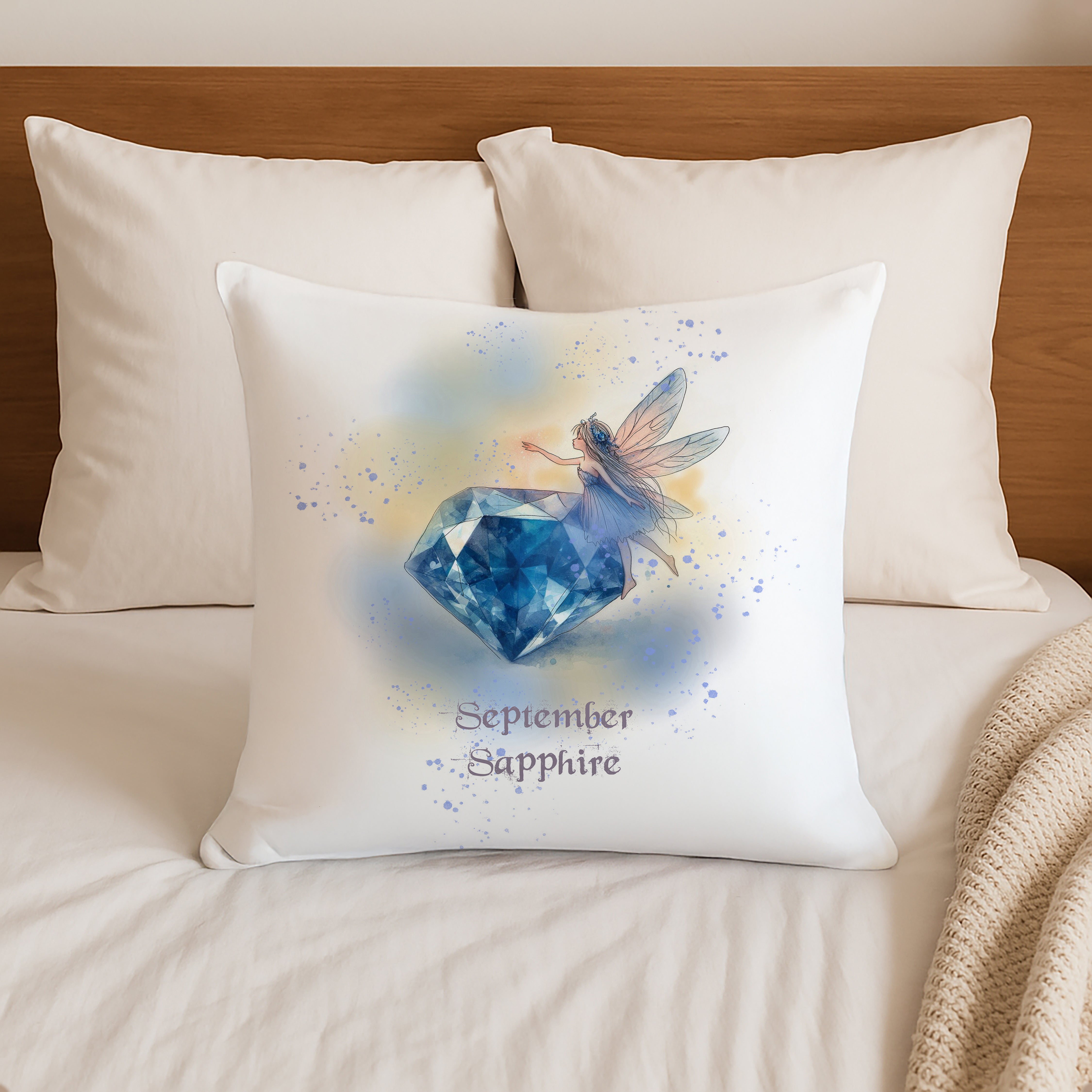 Little Gems September Sapphire Cushion