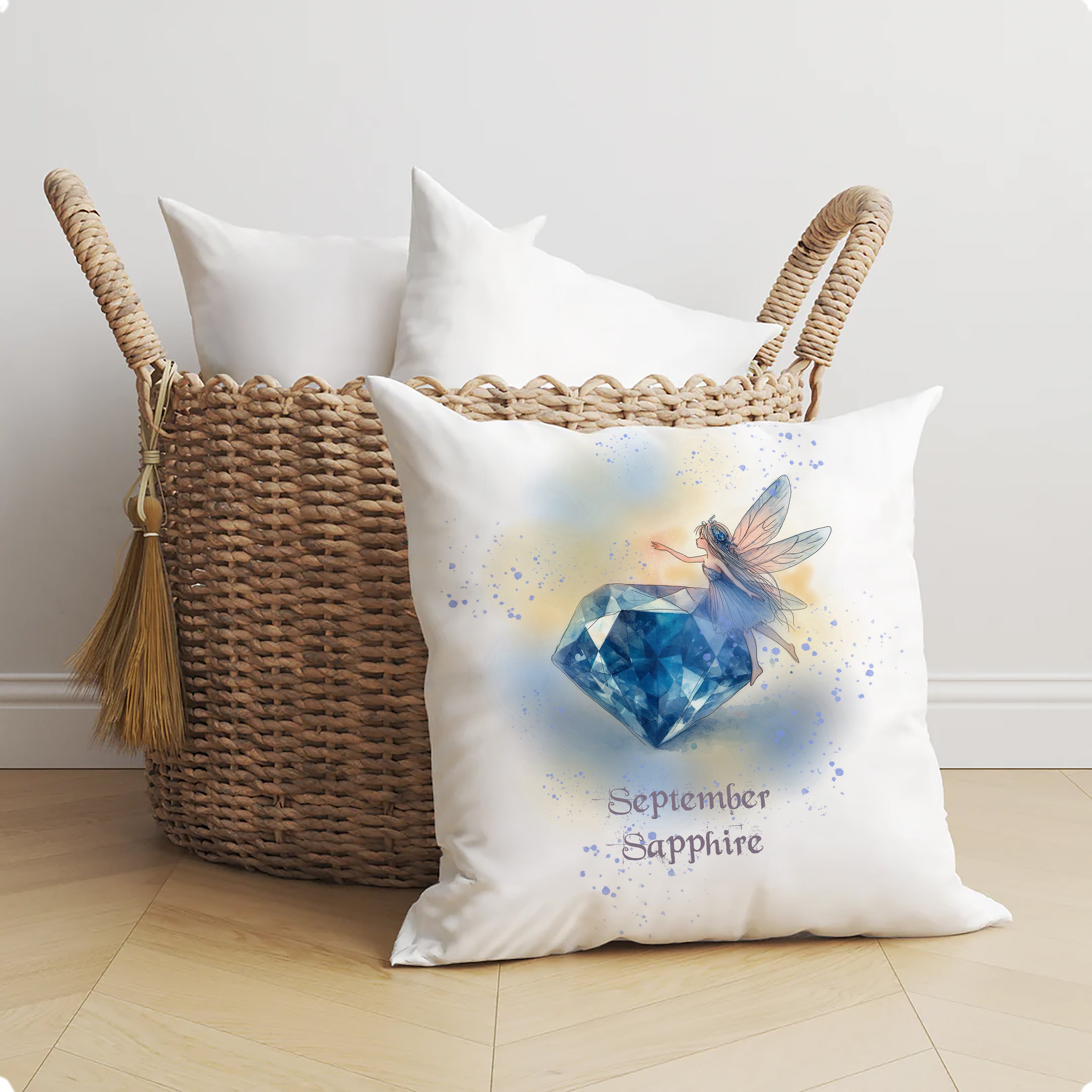 Little Gems September Sapphire Cushion