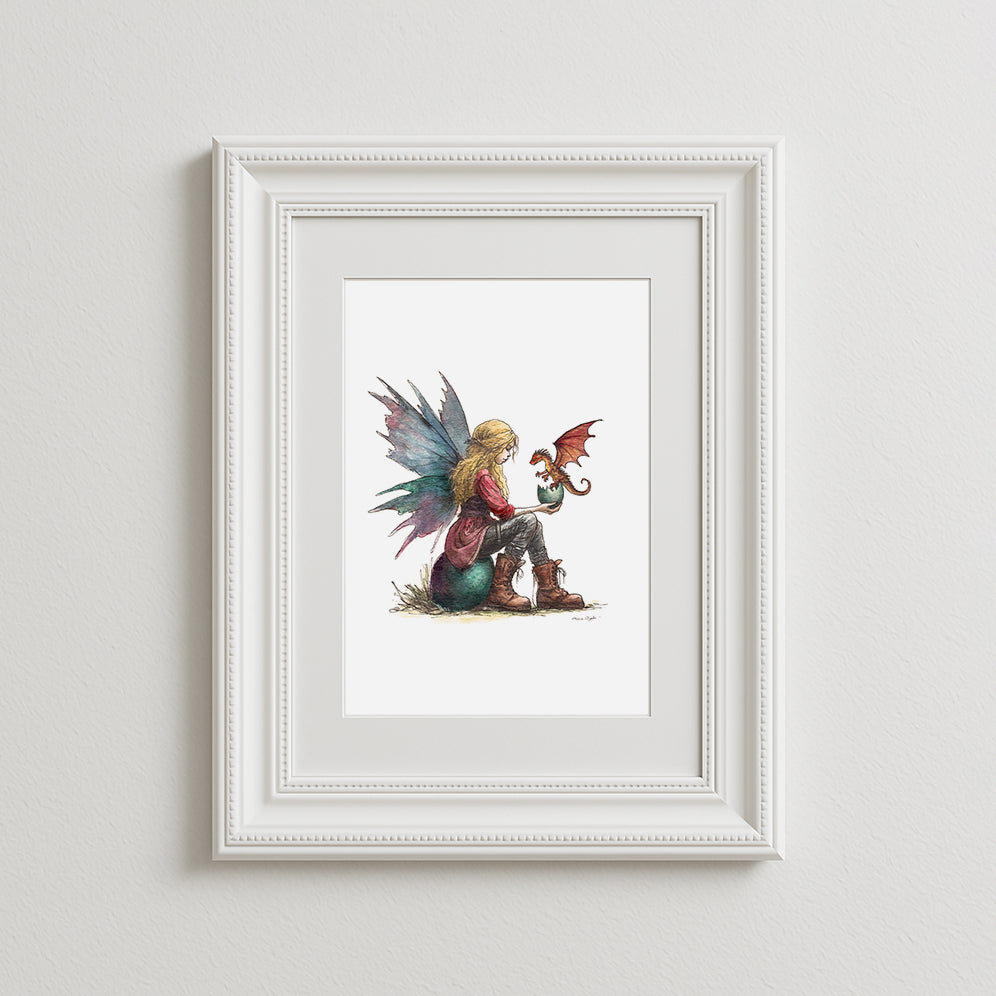 Dragon Guardian Art Print
