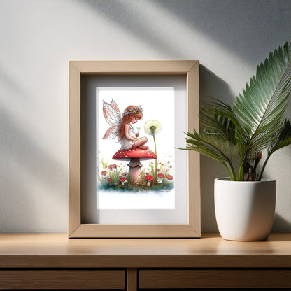 Dreamy Fairy Art Print