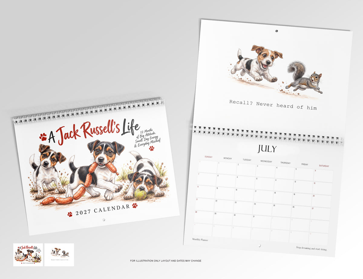 A Jack Rusell's Life Calendar Limited Release