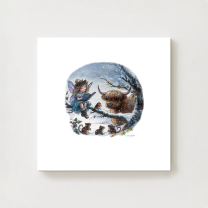 A Fairys Winter Tale Canvas