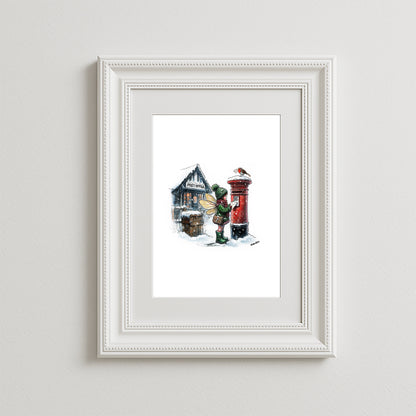 A Wing and a Stamp Art Print