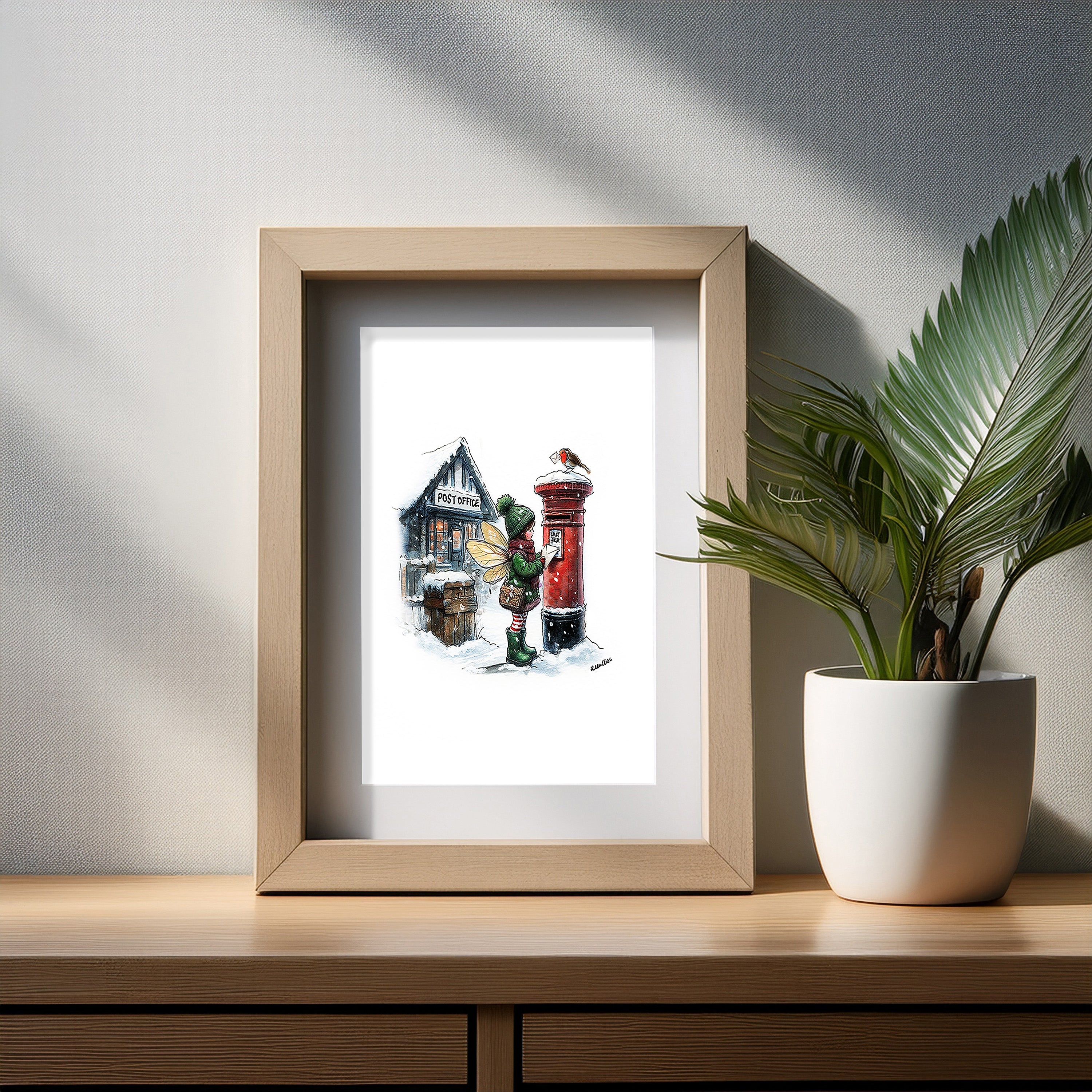 A Wing and a Stamp Art Print