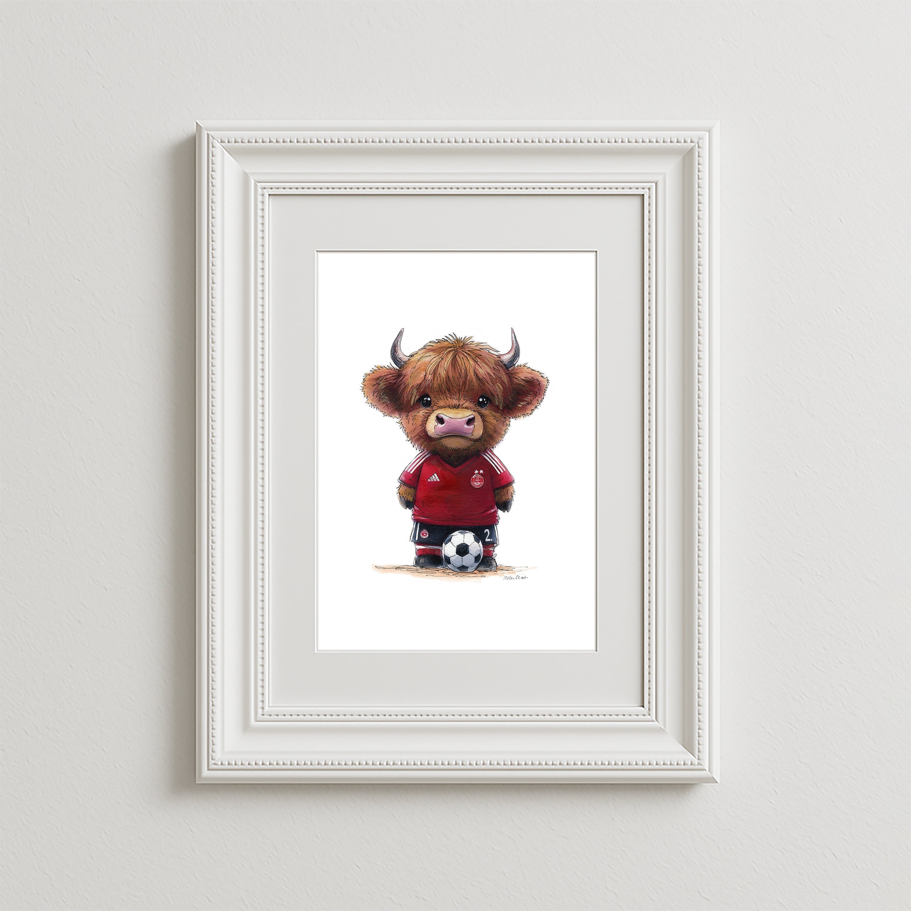 Aberdeen Moo Art Print