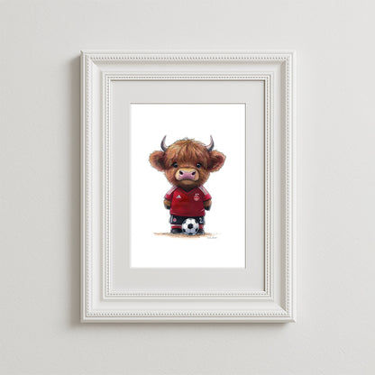 Aberdeen Moo Art Print