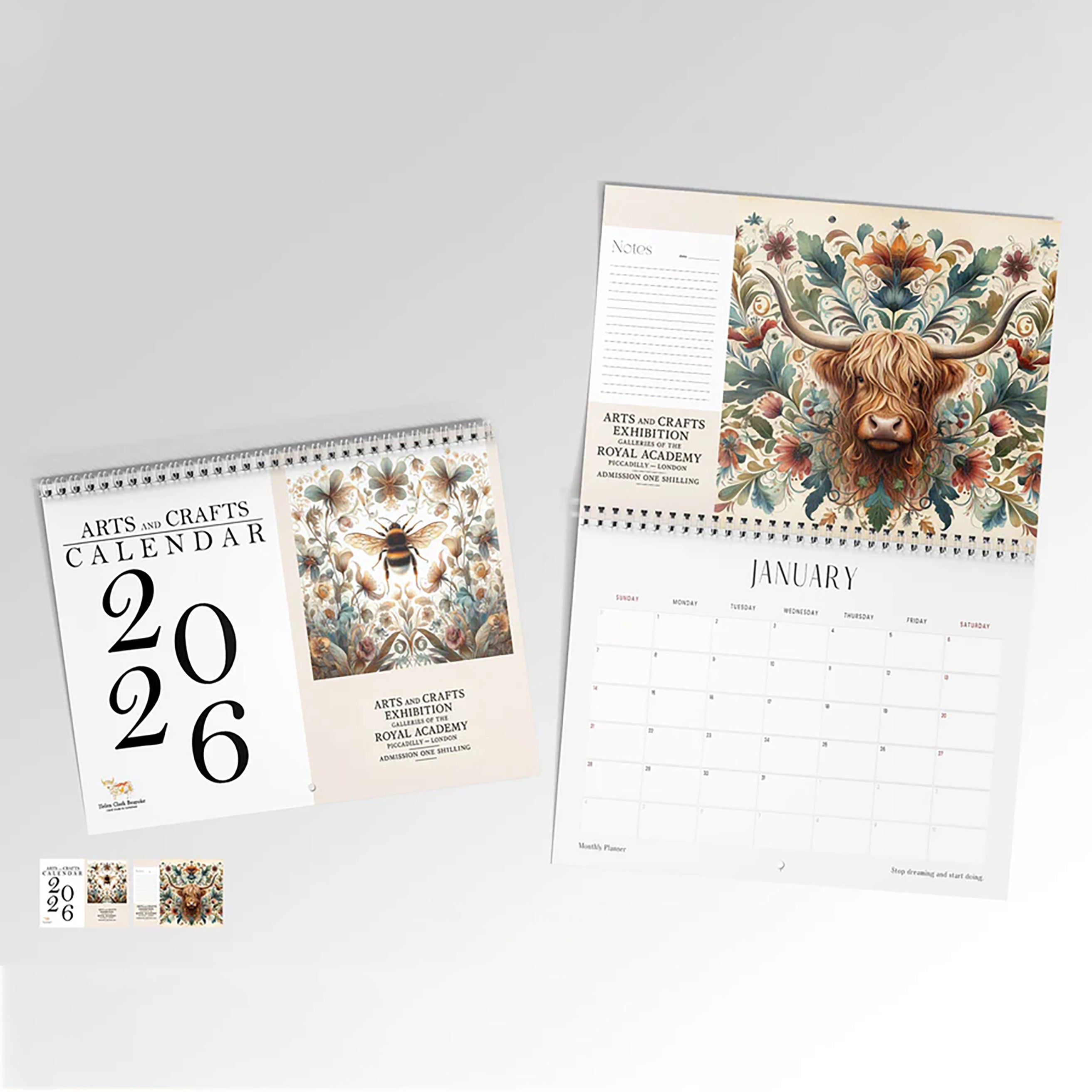 Arts And Crafts 2026 Calendar