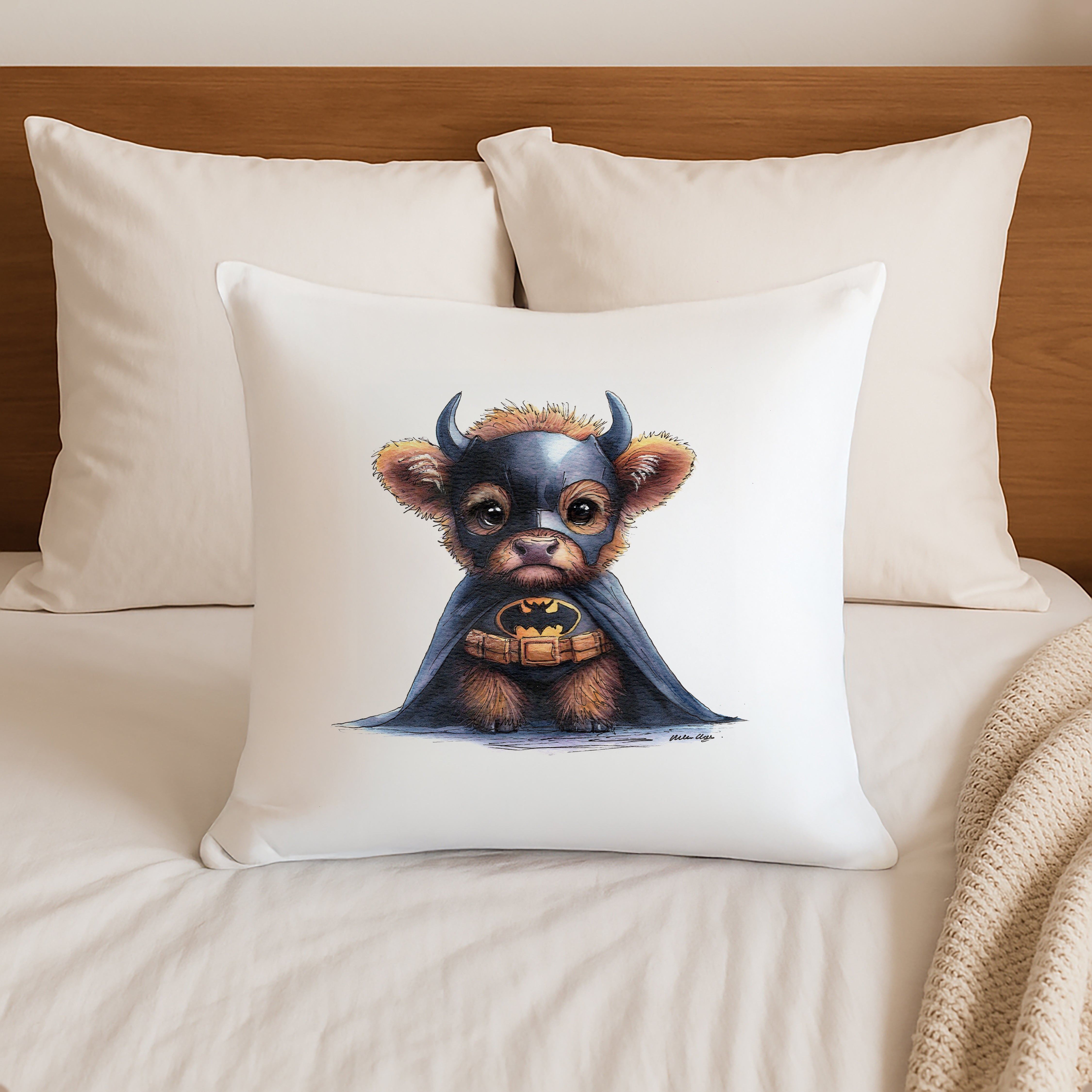 Bat Moo Cushion