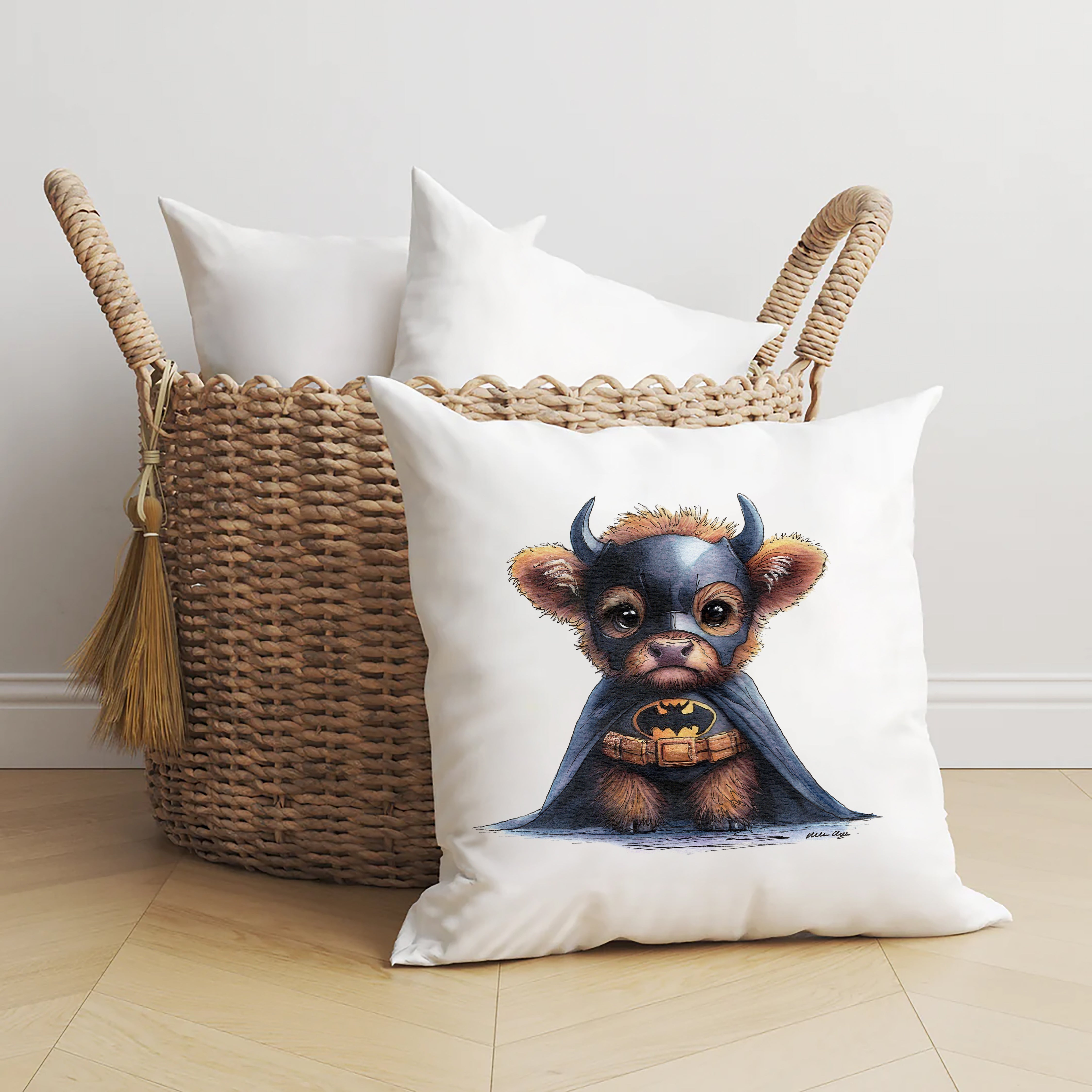 Bat Moo Cushion