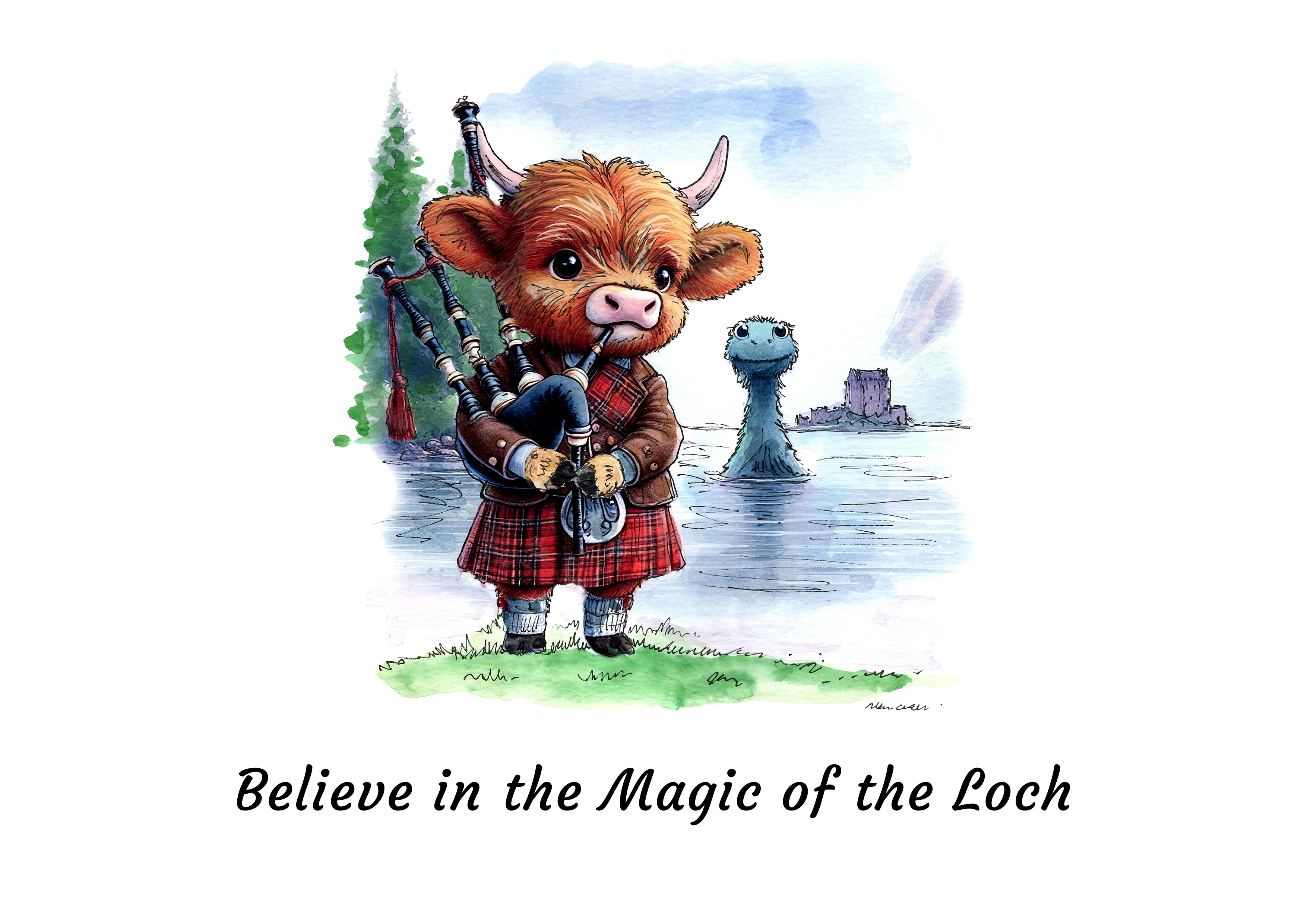 Believe in the Magic of the Loch Tote Bag