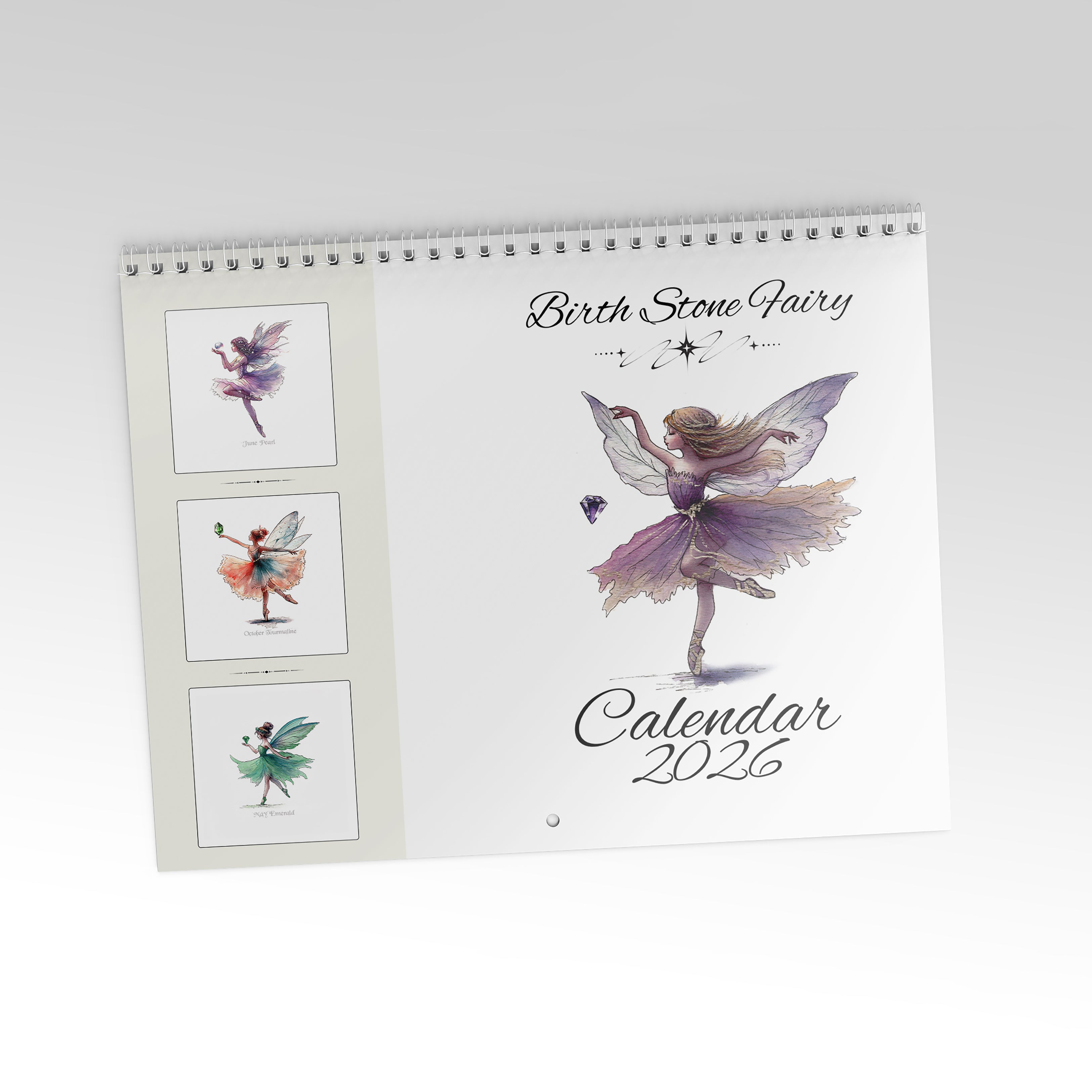 Birth Stones 2026 Calendar