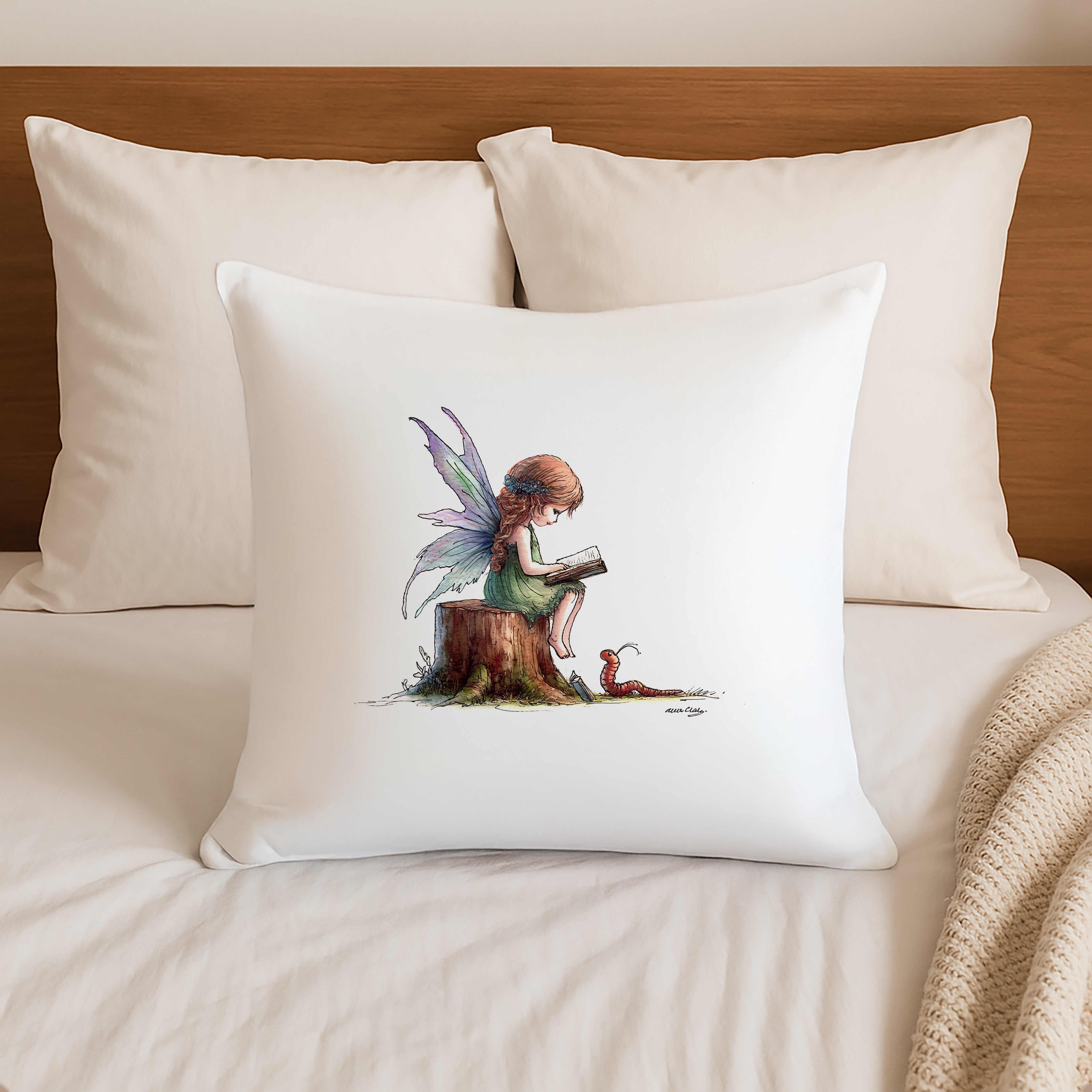 Book Worm Cushion