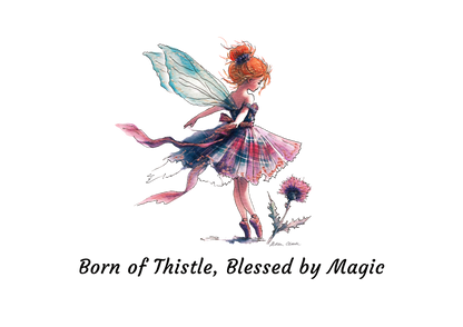 Born of thistle, blessed by magic Tote Bag