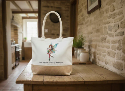 Born to Sparkle, Fuelled by Champagne Tote Bag