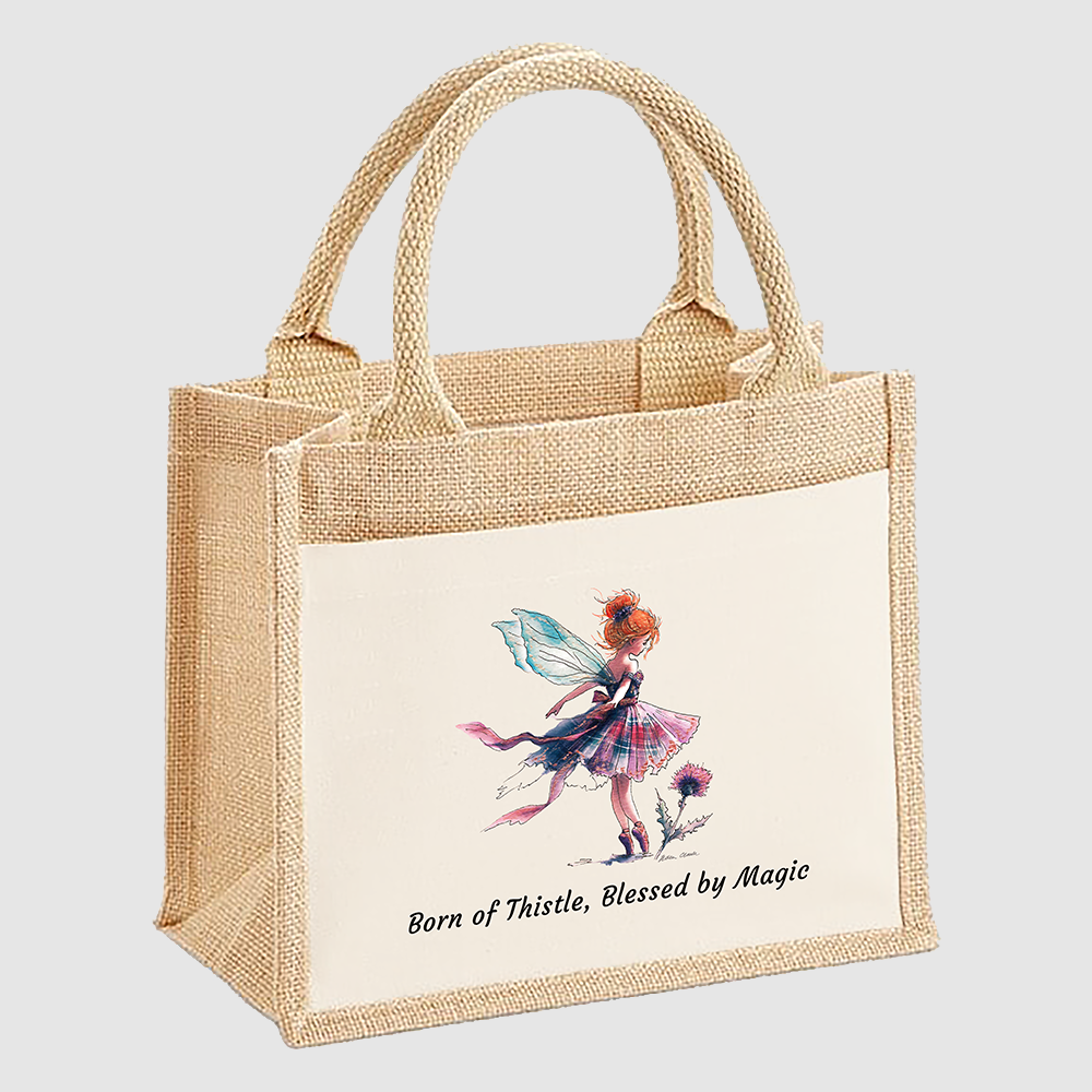 Born of Thistle, Blessed by Magic Small Tote Bag