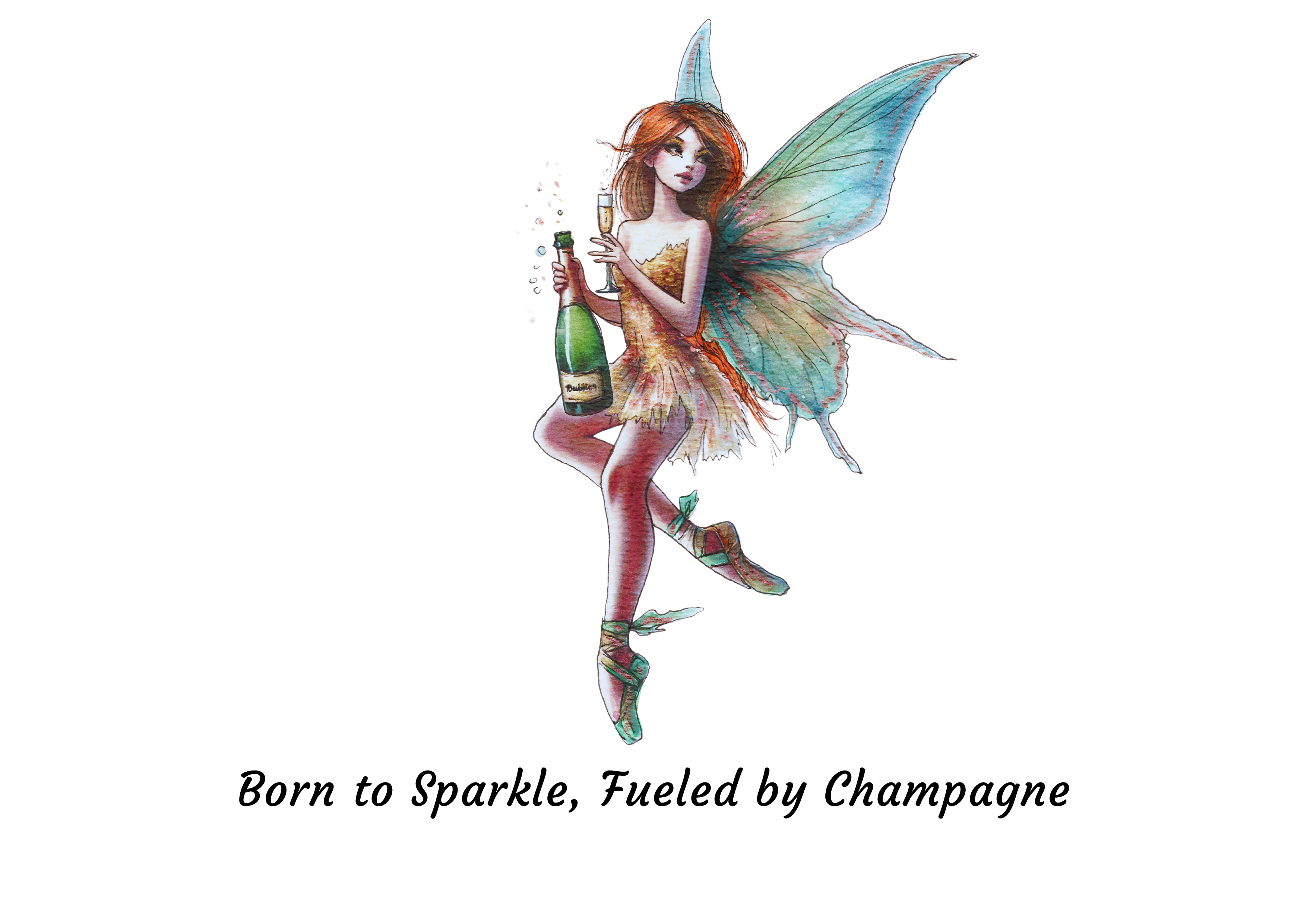 Born to Sparkle, Fuelled by Champagne Tote Bag