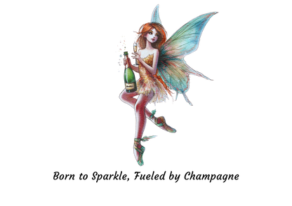 Born to Sparkle, Fuelled by Champagne Tote Bag