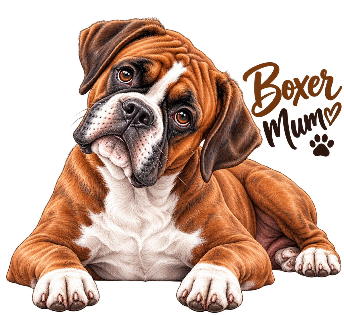 The Boxer Mum Tote Bag
