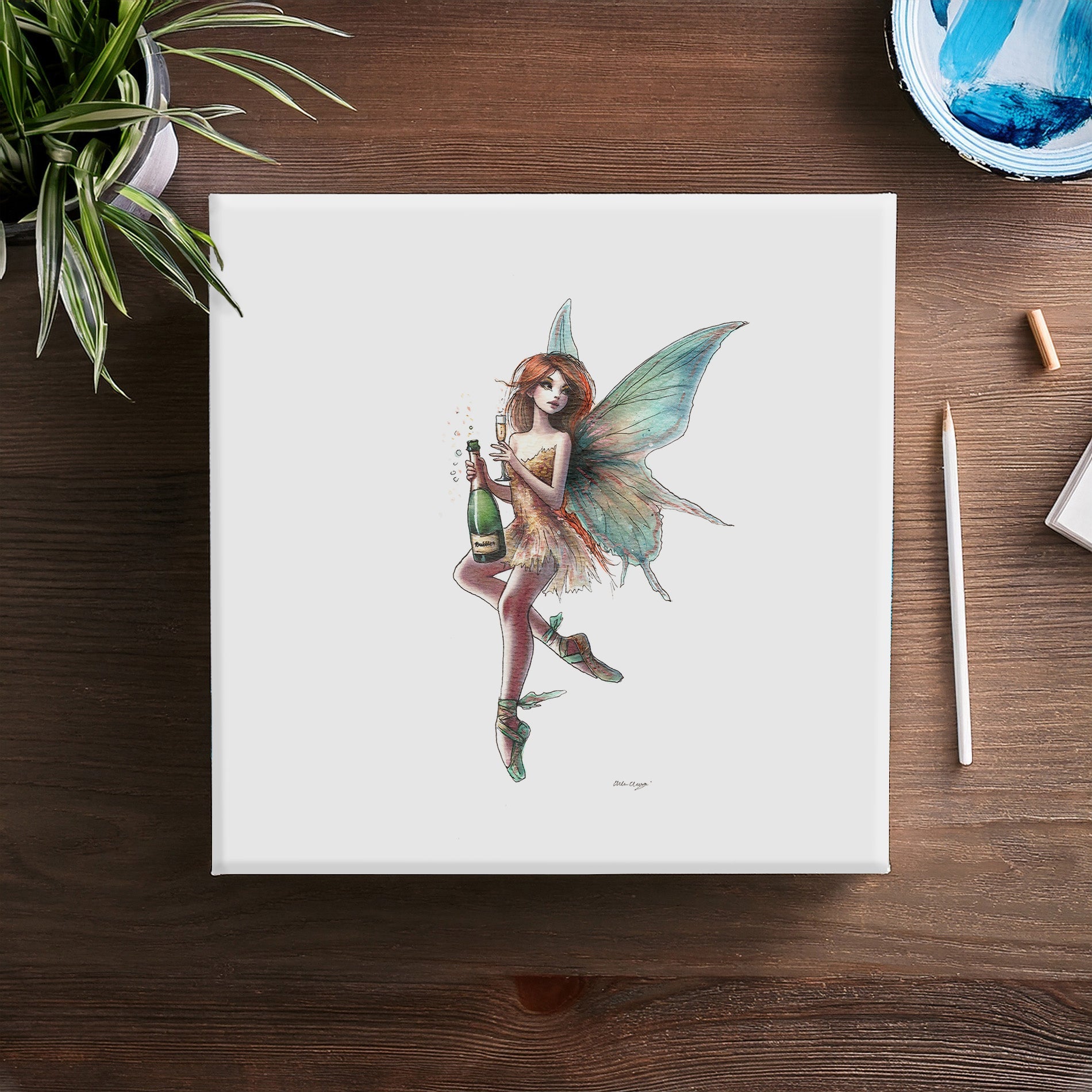Bubbles Canvas