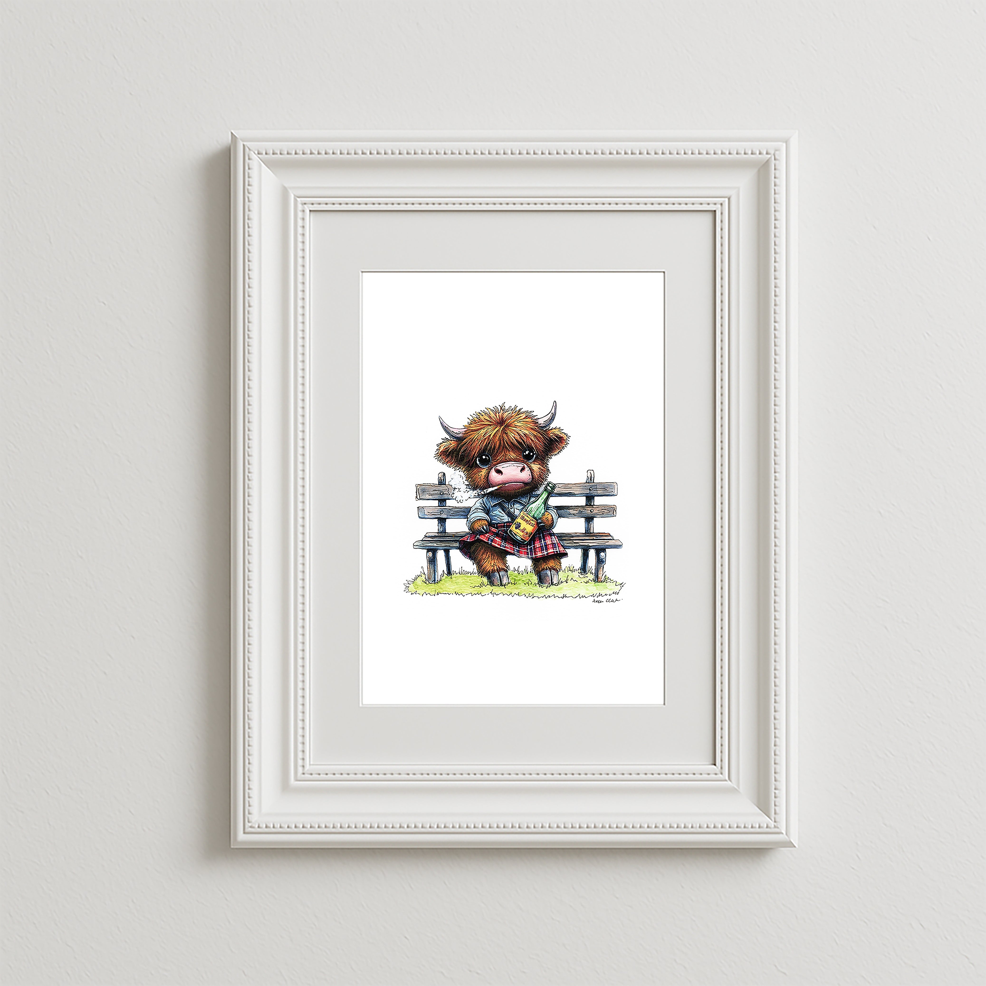 Bukky Moo Art Print