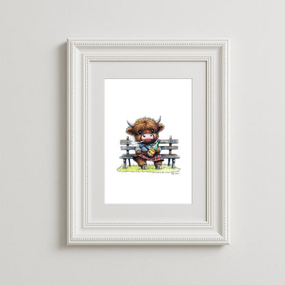 Bukky Moo Art Print