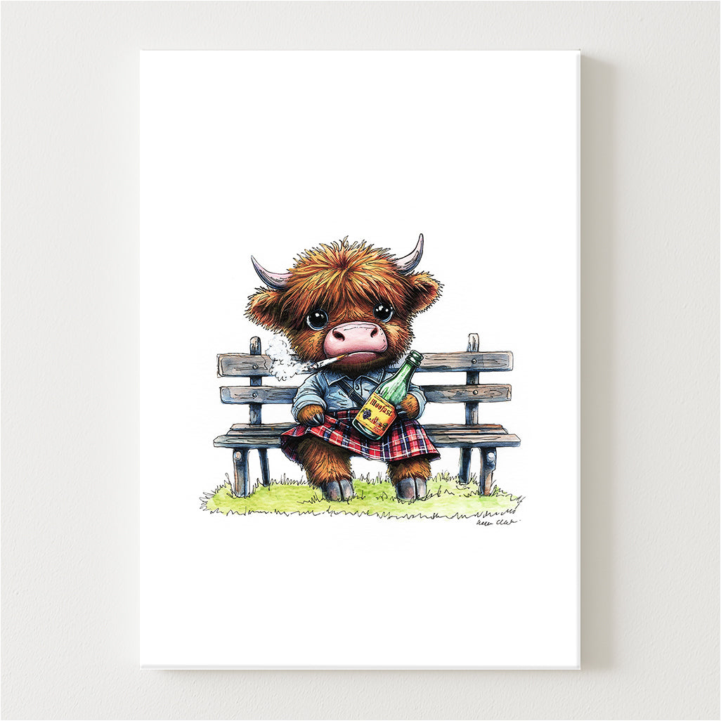 Bukky Moo Canvas