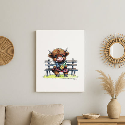 Bukky Moo Canvas