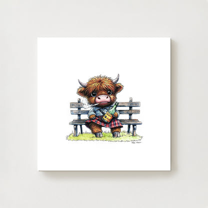Bukky Moo Canvas