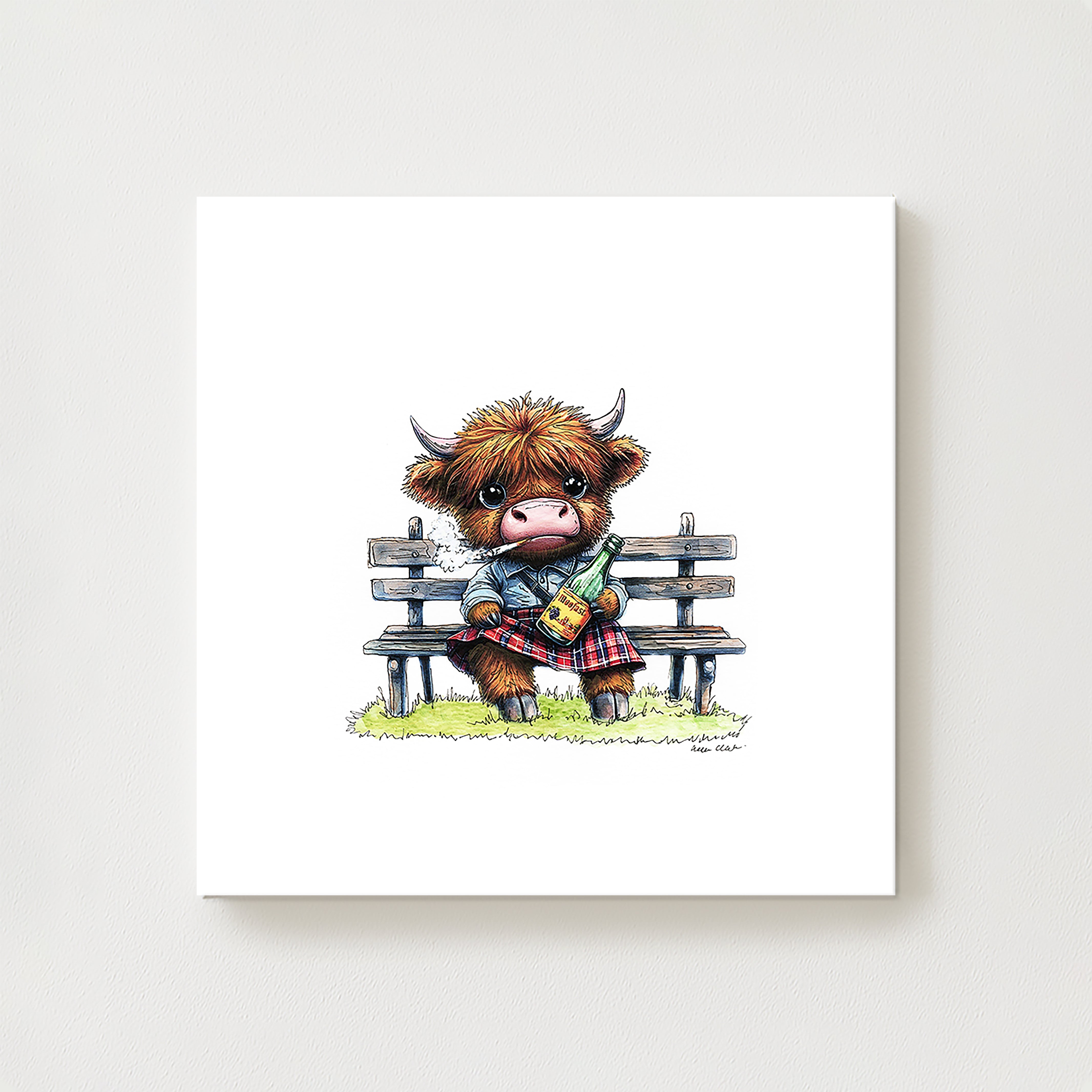 Bukky Moo Canvas