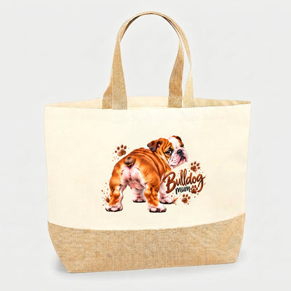 The Bulldog Mum Tote Bag