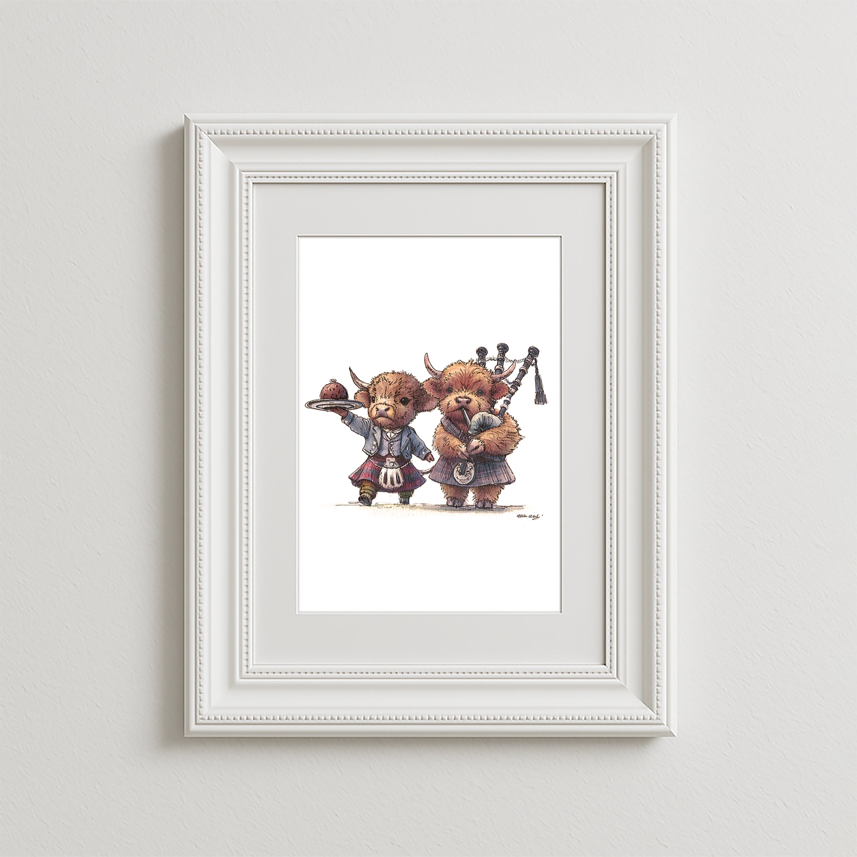 Burns Night Art Print