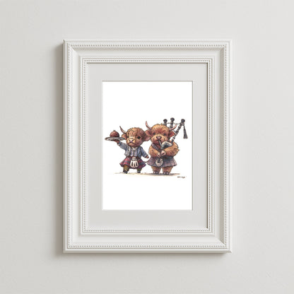 Burns Night Art Print