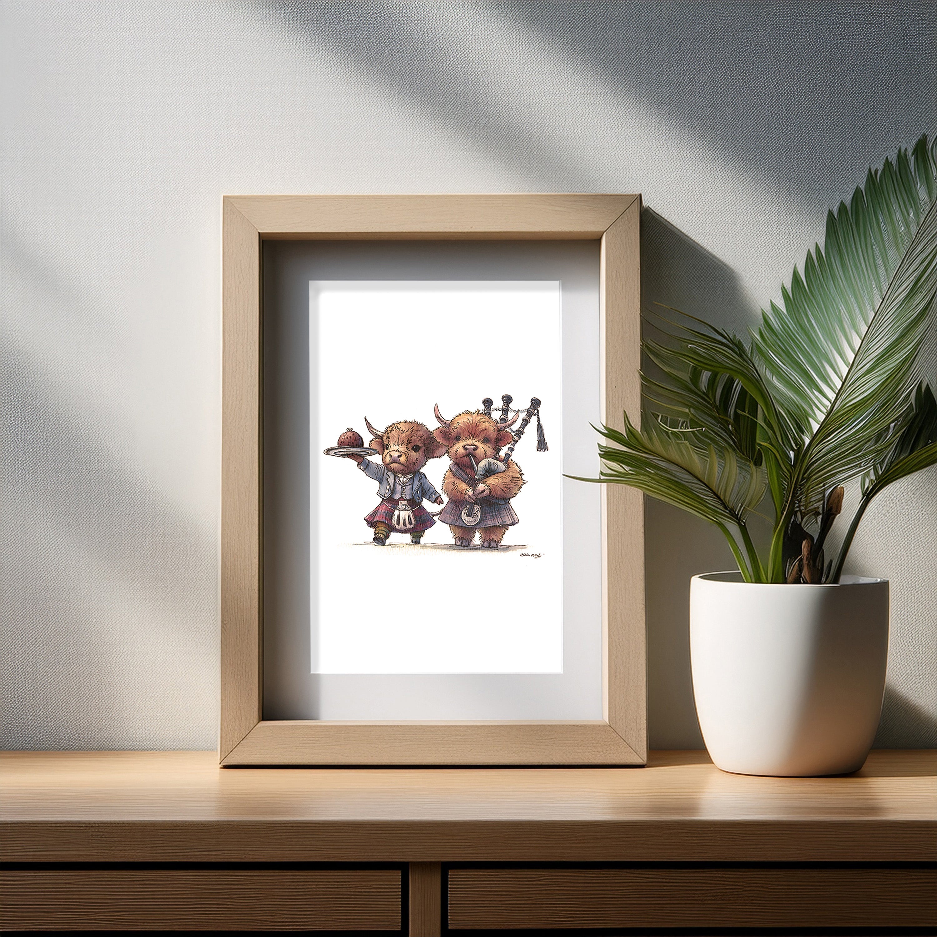 Burns Night Art Print