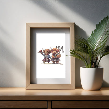 Burns Night Art Print