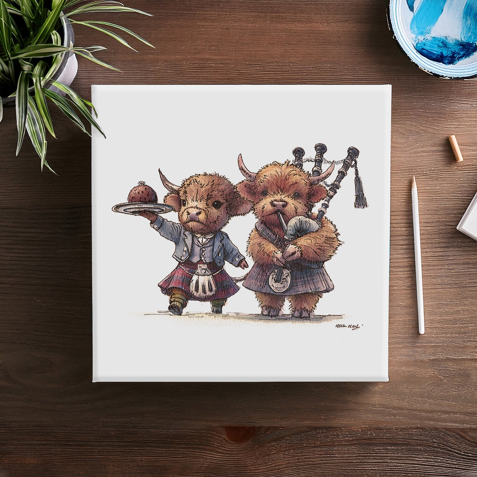 Burns Night Canvas
