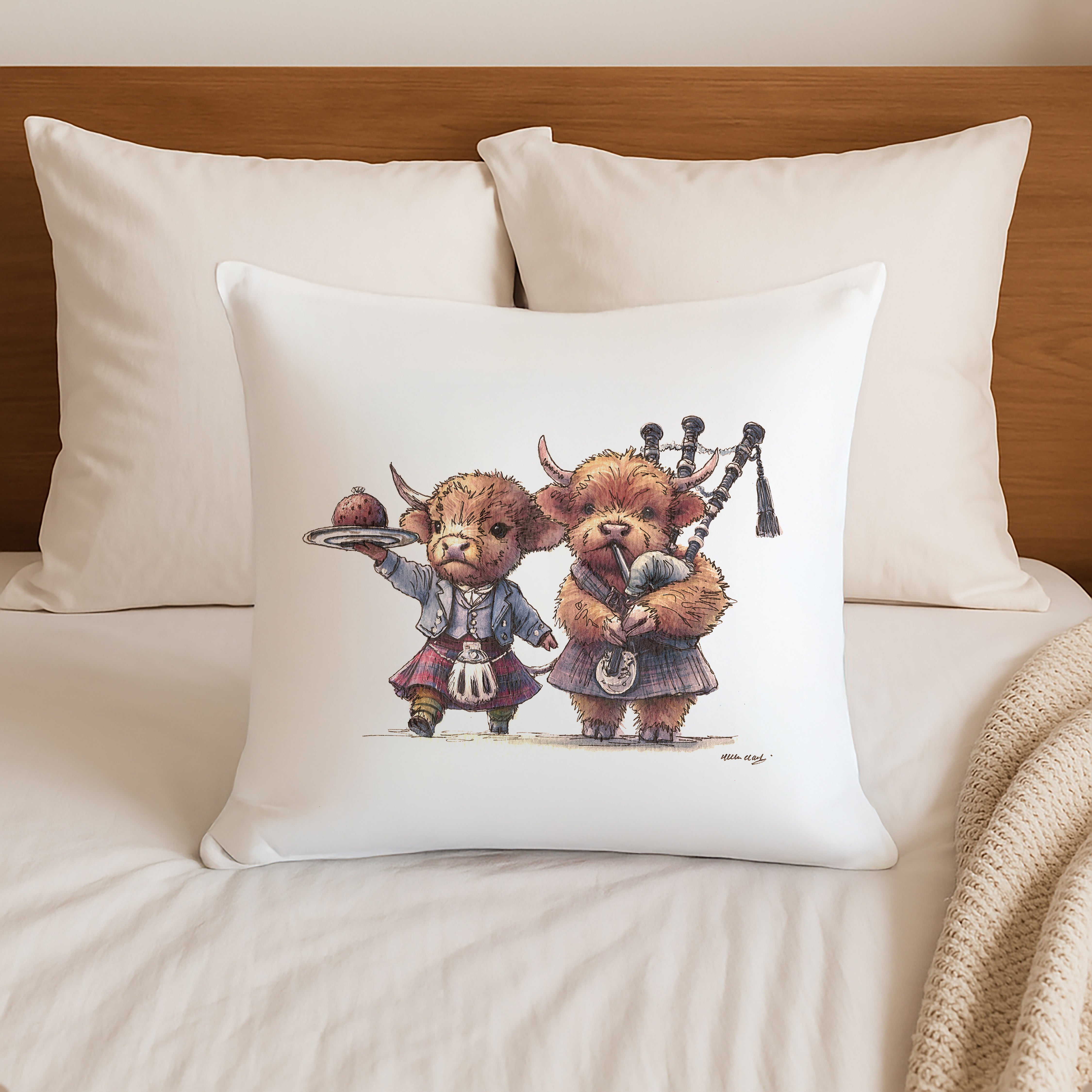 Burns Night Cushion