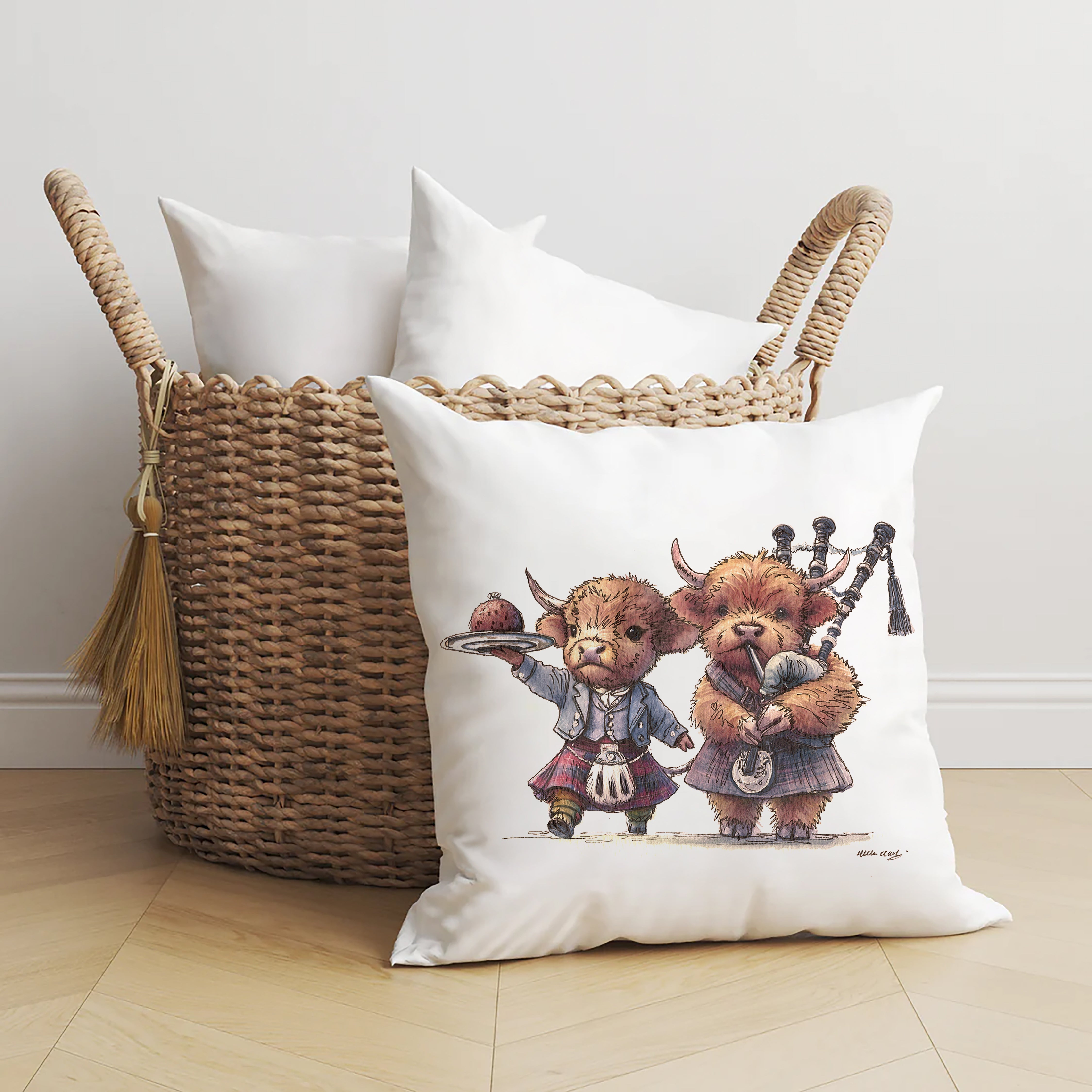 Burns Night Cushion