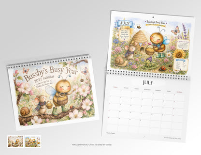 Bussby's Busy Year 2027 Calendar