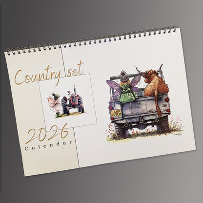 Country Set 2026 Calendar