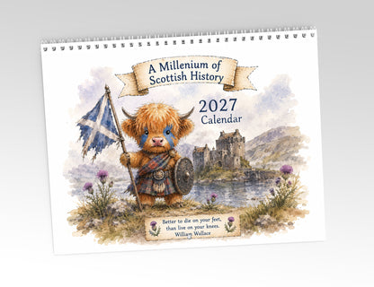 A Millenium of Scottish History Calendar 2027 Limited Release