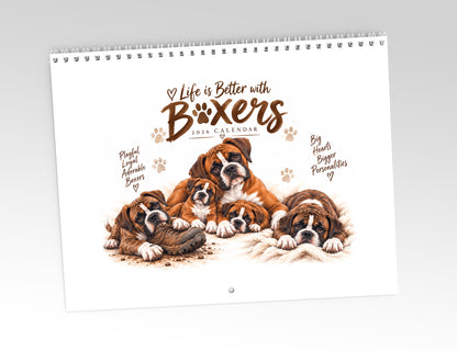 Life is Better with Boxers Calendar Limited Release