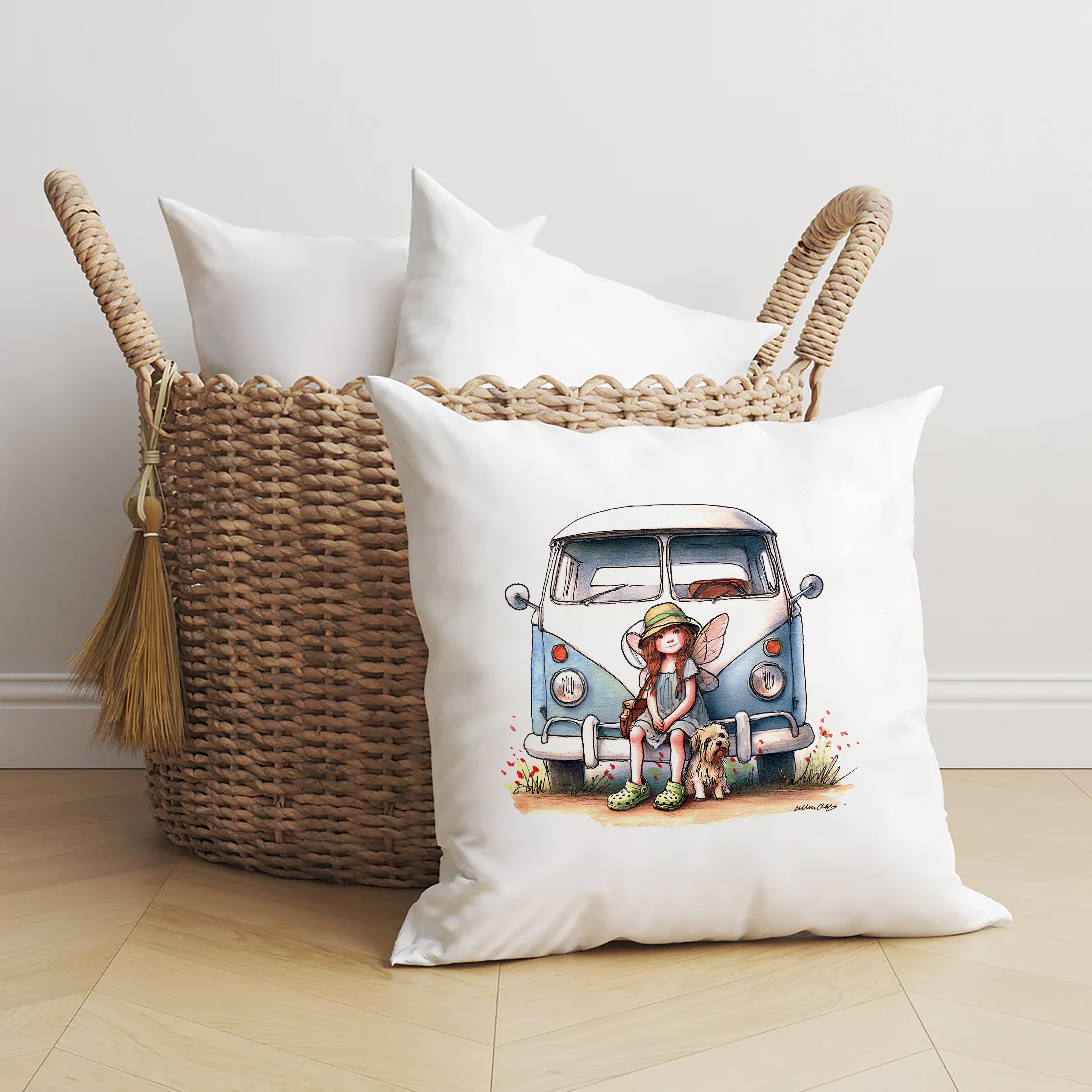Camper Fairy Cushion
