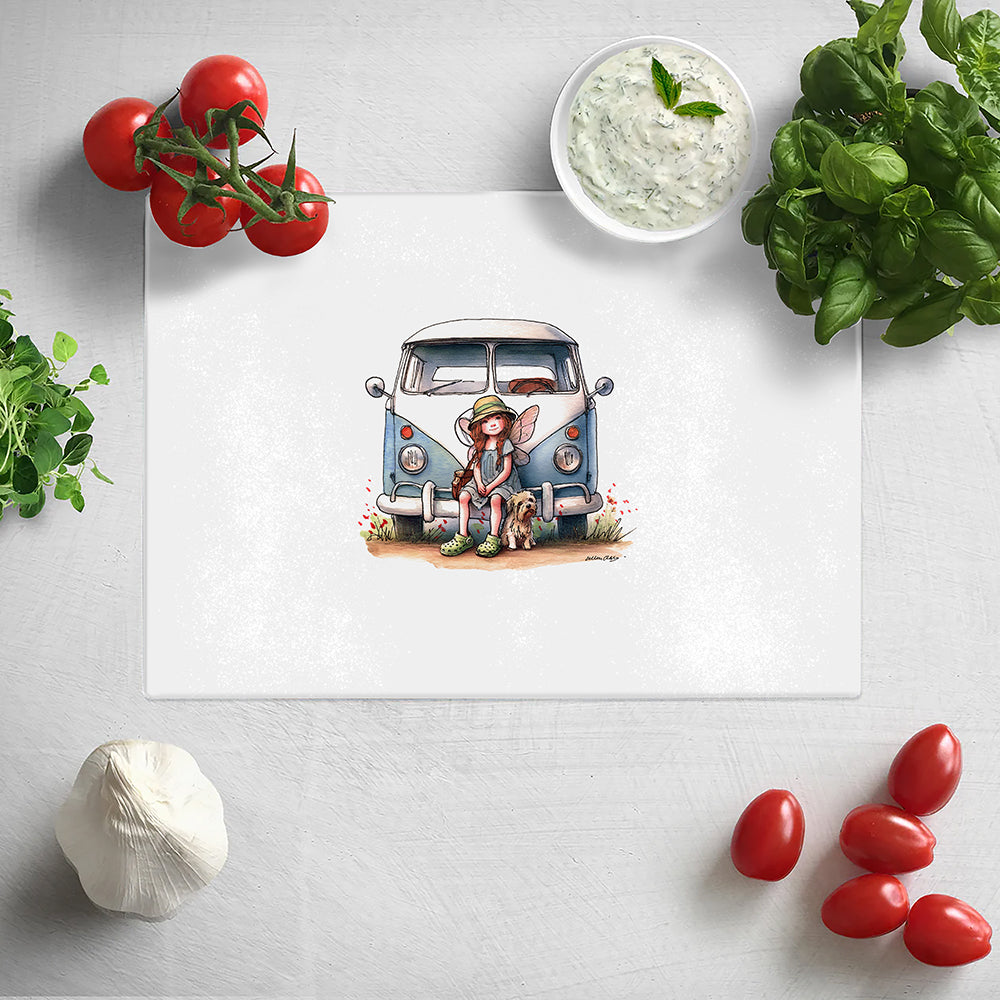 Camper Fairy Chopping Board