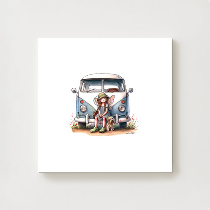 Camper Fairy Canvas