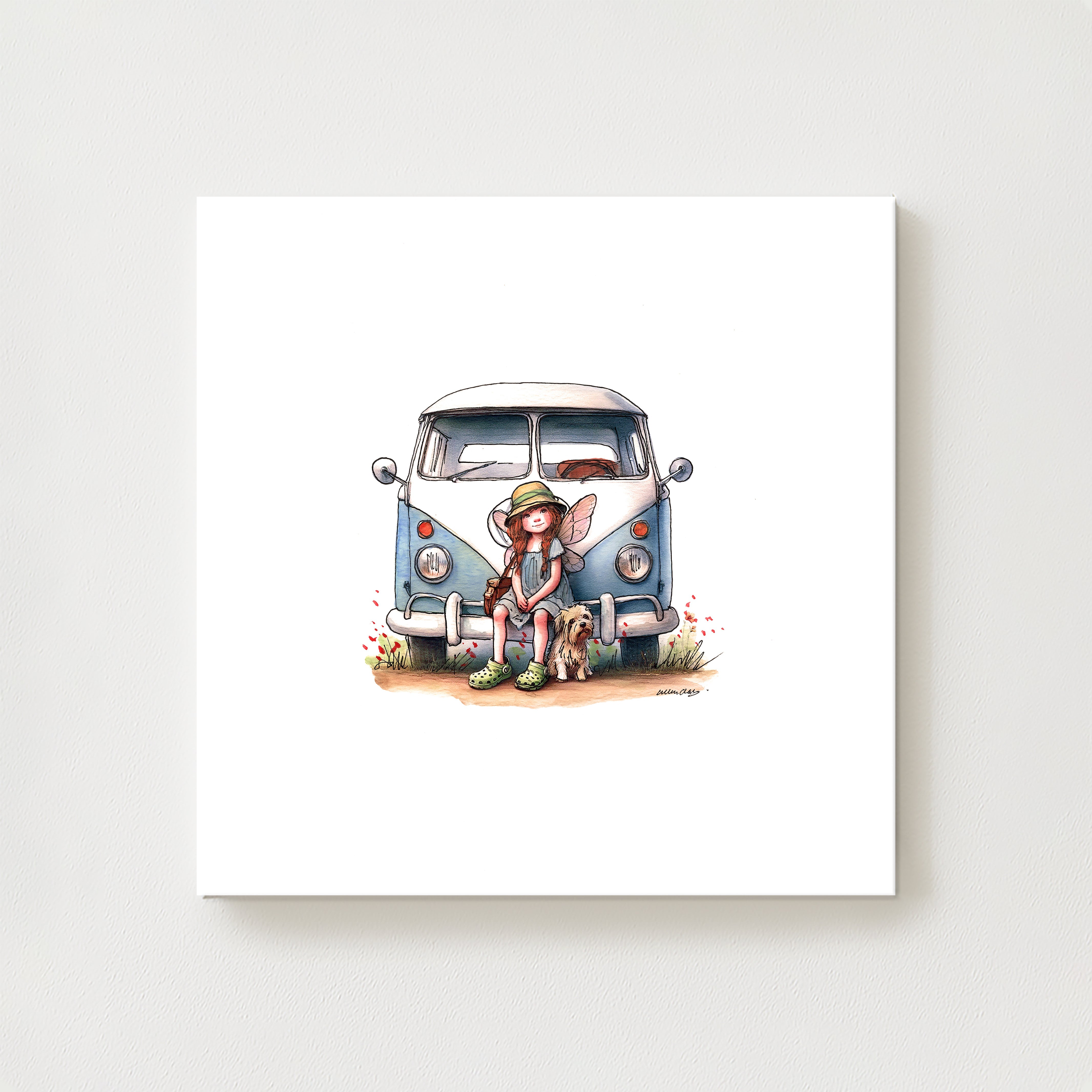 Camper Fairy Canvas