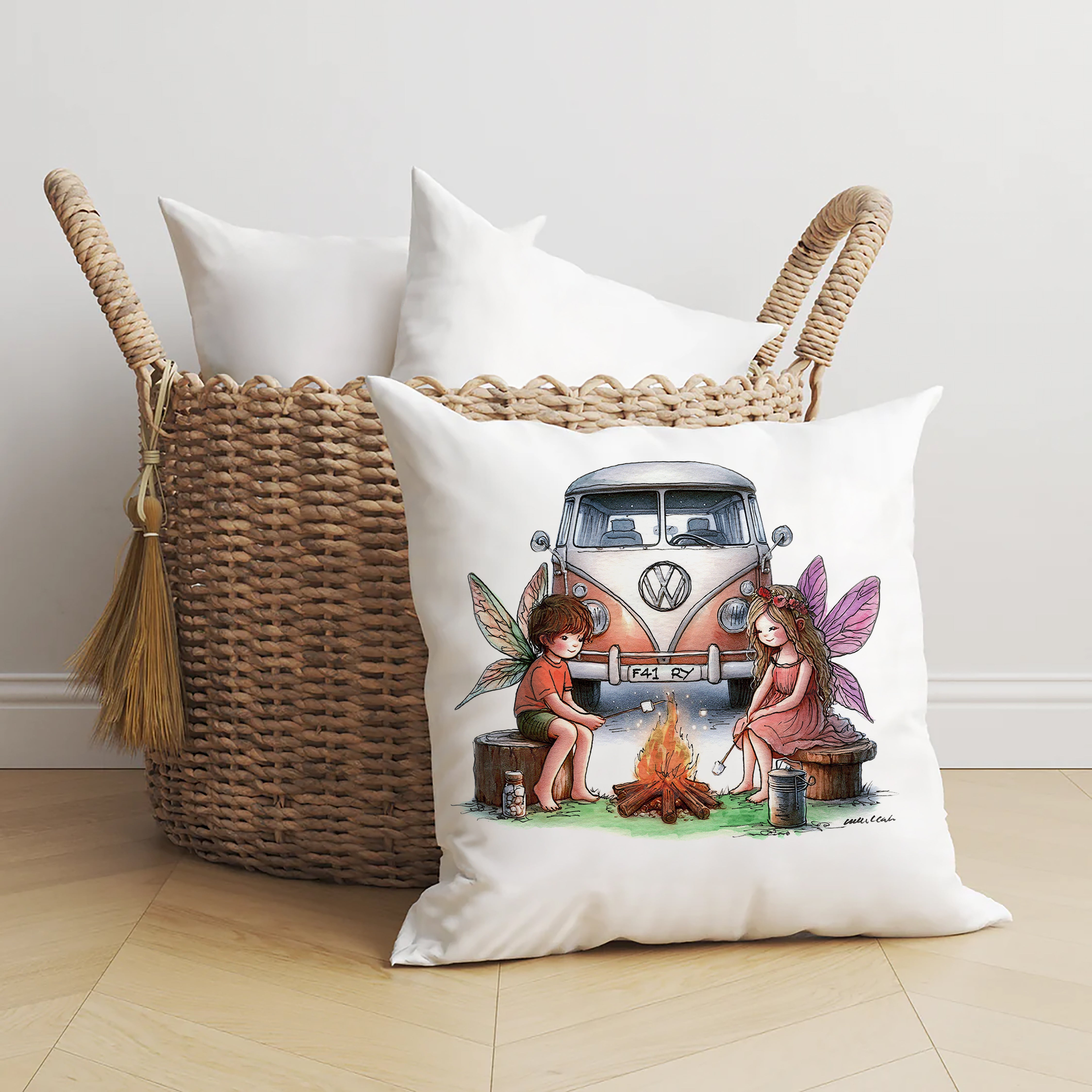 Campfire Cushion