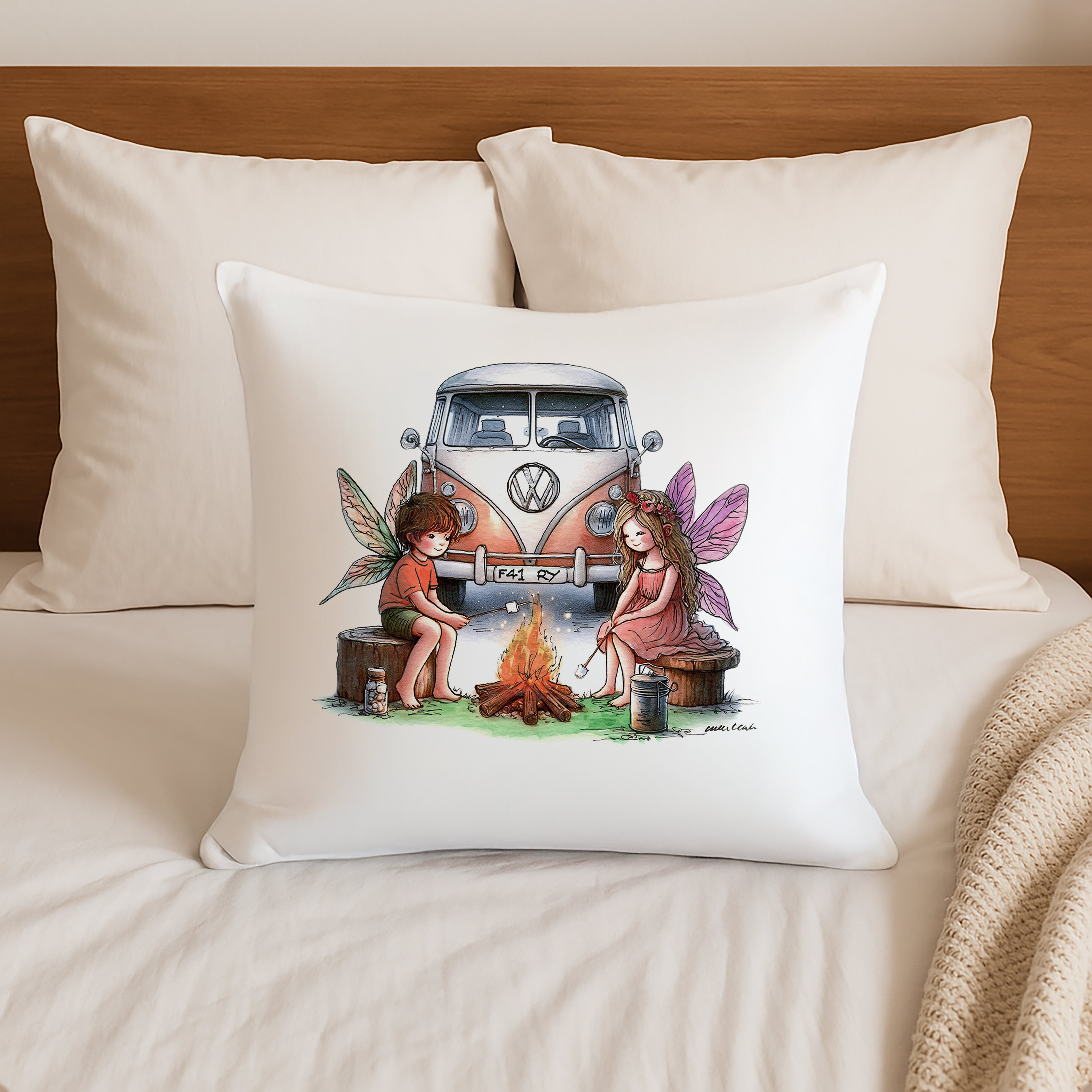 Campfire Cushion